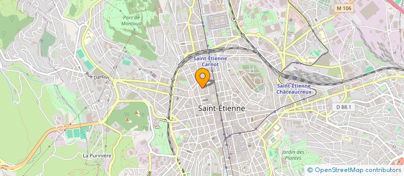 localisation de l'entreprise SCI CHAPI CHAPO  SAINT-ETIENNE