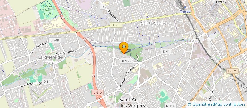 localisation de l'entreprise SCI CHAPIC  SAINT-ANDRE-LES-VERGERS