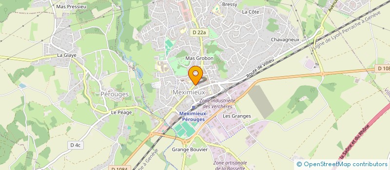 localisation de l'entreprise SCI CHAPILOU  MEXIMIEUX