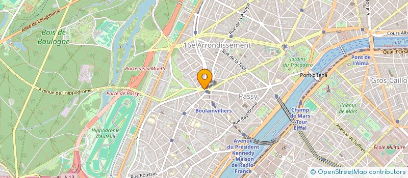 localisation de l'entreprise SCI CHAPIM  PARIS