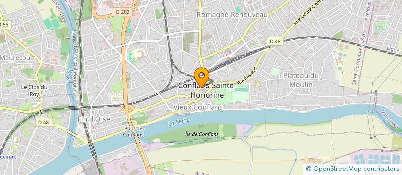 localisation de l'entreprise SCI CHAPIN  CONFLANS-SAINTE-HONORINE