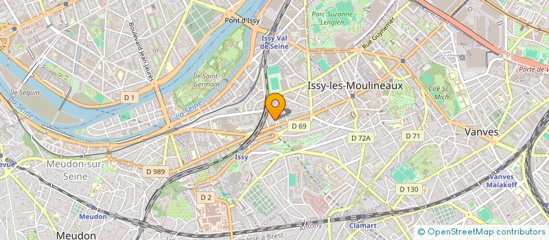 localisation de l'entreprise SCI CHAPIN DU 7 RUE DE LA FRATERNITE à ISSY-LES-MOULINEAUX