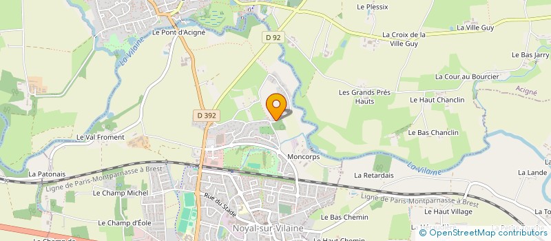 localisation de l'entreprise SCI CHAPITRE NOTRE DAME à NOYAL-SUR-VILAINE