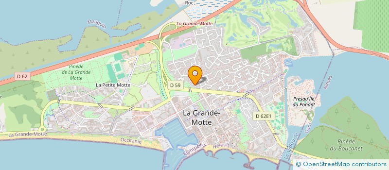 localisation de l'entreprise SCI CHAPLAIN DE BREA  LA GRANDE-MOTTE