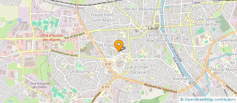 localisation de l'entreprise SCI CHAPLET 7 à LAVAL