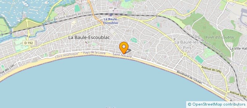 localisation de l'entreprise SCI CHAPMAN à LA BAULE-ESCOUBLAC