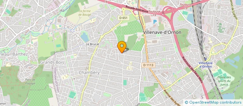 localisation de l'entreprise SCI CHAPMAN IMMOBILIER D'AMBOZ  VILLENAVE-D'ORNON