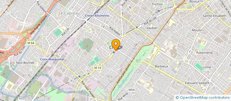 localisation de l'entreprise SCI CHAPO à CROIX
