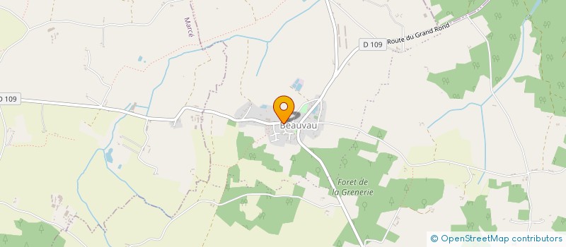 localisation de l'entreprise SCI CHAPO  LOIRE-AUTHION