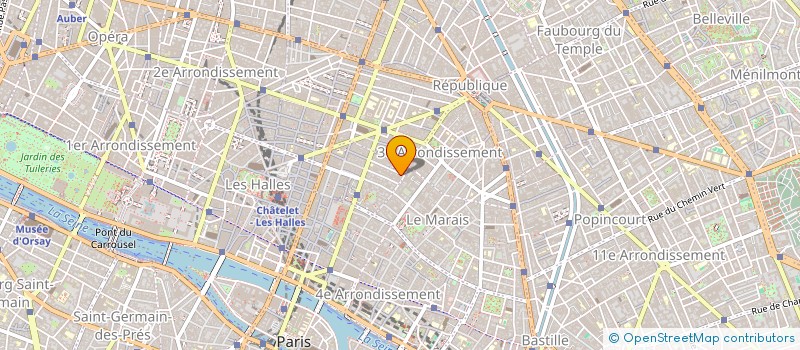 localisation de l'entreprise SCI CHAPON MARAIS  PARIS