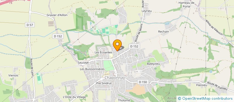 localisation de l'entreprise SCI CHAPONNAY  CHAPONNAY