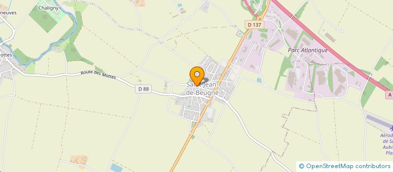 localisation de l'entreprise SCI CHAPOUIMMO  SAINT-JEAN-DE-BEUGNE