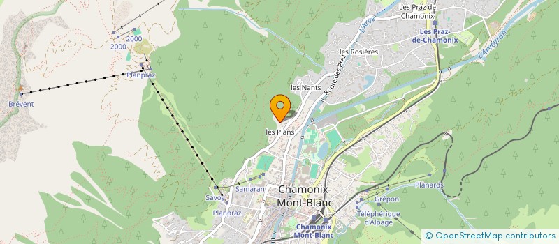 localisation de l'entreprise SCI CHAPPAZ à CHAMONIX-MONT-BLANC