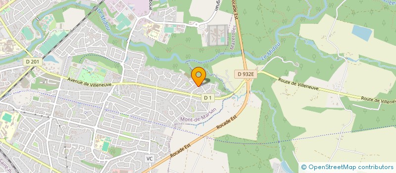 localisation de l'entreprise SCI CHAPPE  MONT-DE-MARSAN