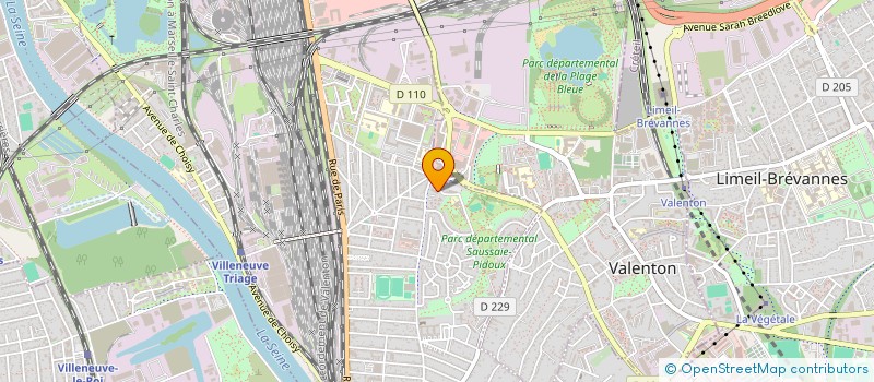 localisation de l'entreprise SCI CHAPPE  VILLENEUVE-SAINT-GEORGES