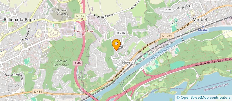 localisation de l'entreprise SCI CHAPPEL  NEYRON