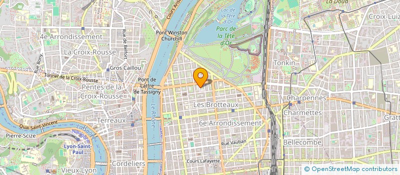 localisation de l'entreprise SCI CHAPTAL 35  LYON