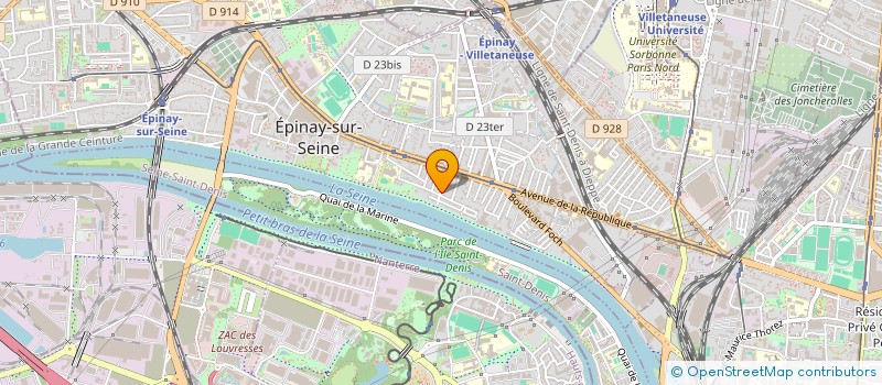 localisation de l'entreprise SCI CHAPTAL à EPINAY-SUR-SEINE