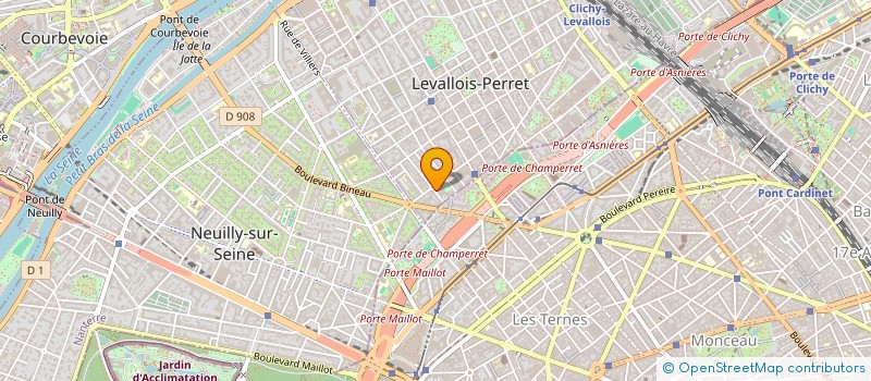 localisation de l'entreprise SCI CHAPTAL 92 à LEVALLOIS-PERRET