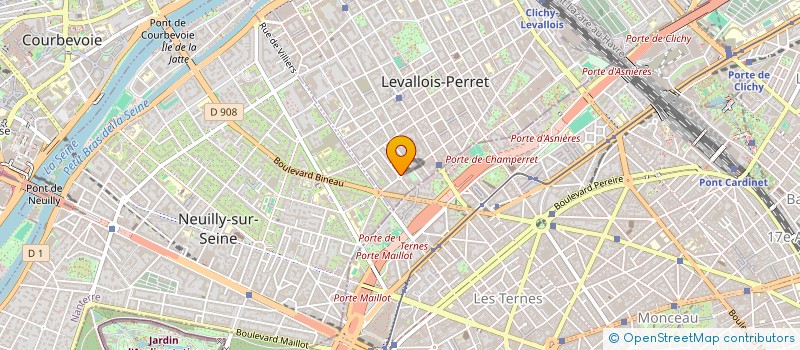 localisation de l'entreprise SCI CHAPTAL ROUVRAY à LEVALLOIS-PERRET