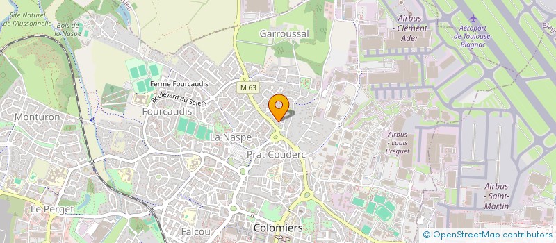 localisation de l'entreprise SCI CHAPUIS à COLOMIERS