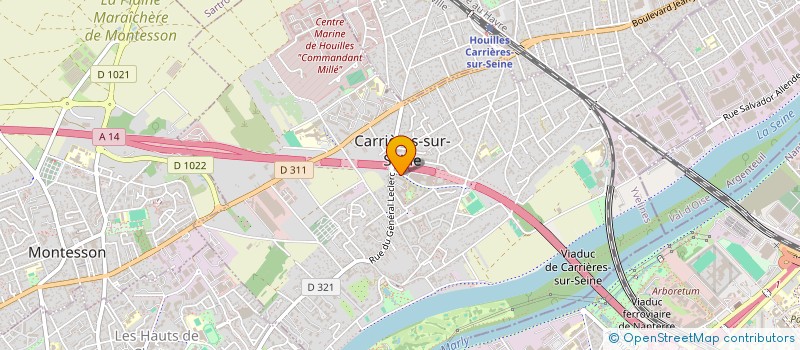 localisation de l'entreprise SCI CHAPUIS-REYRE  CARRIERES-SUR-SEINE