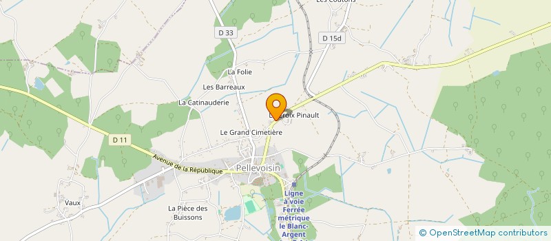 localisation de l'entreprise SCI CHAPUT à PELLEVOISIN