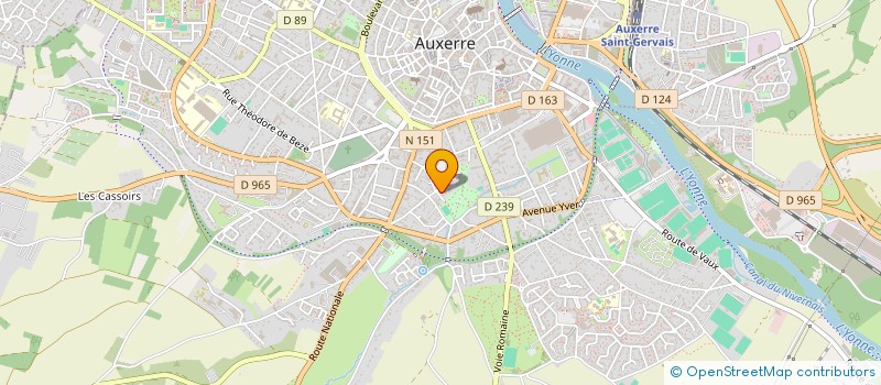 localisation de l'entreprise SCI CHAR 100288 à AUXERRE
