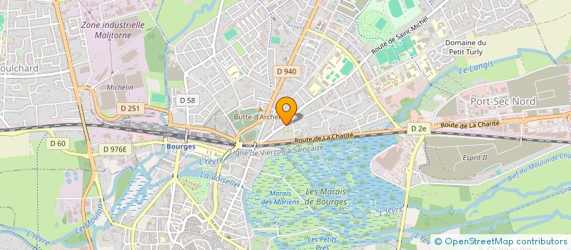 localisation de l'entreprise SCI CHAR  BOURGES