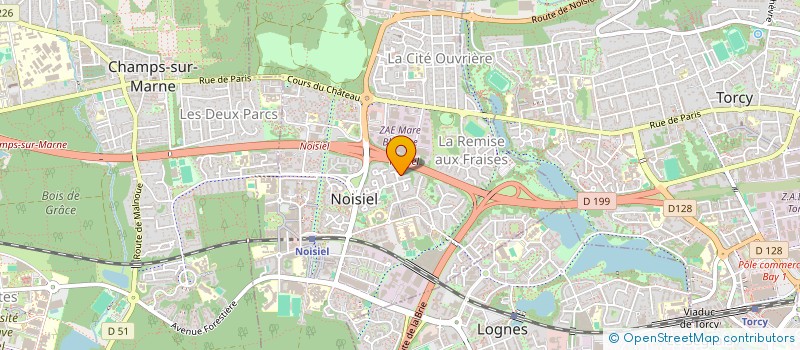 localisation de l'entreprise SCI CHAR-LAO  NOISIEL