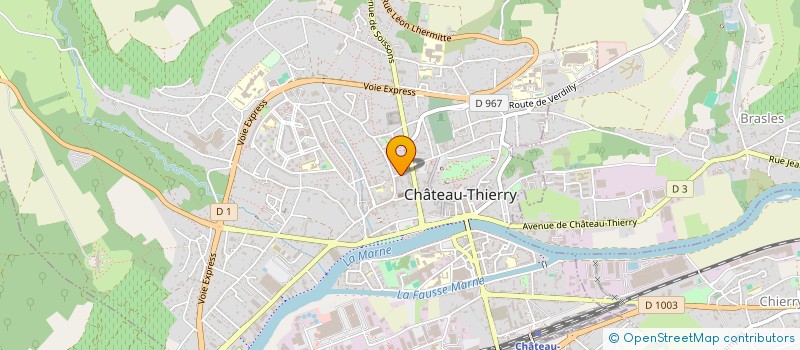 localisation de l'entreprise SCI CHAR LAU  CHATEAU-THIERRY