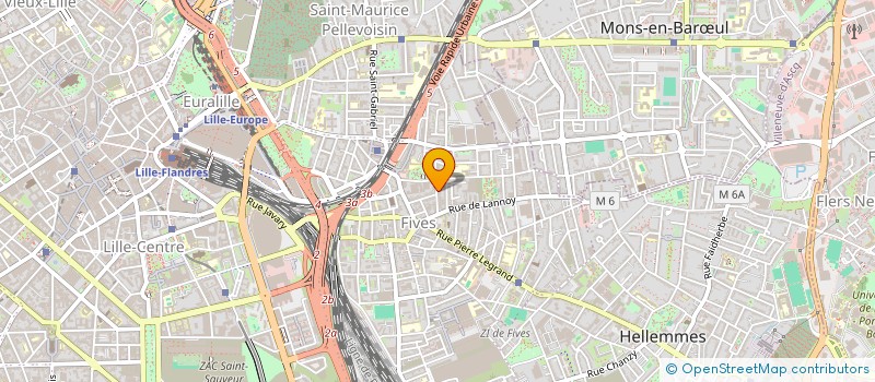 localisation de l'entreprise SCI CHARA à LILLE