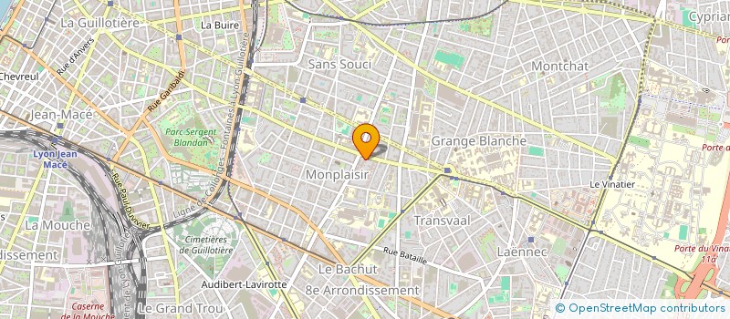 localisation de l'entreprise SCI CHARAN  LYON