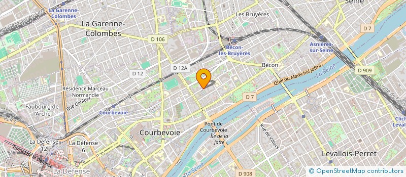 localisation de l'entreprise SCI CHARBIT EUROPE à COURBEVOIE