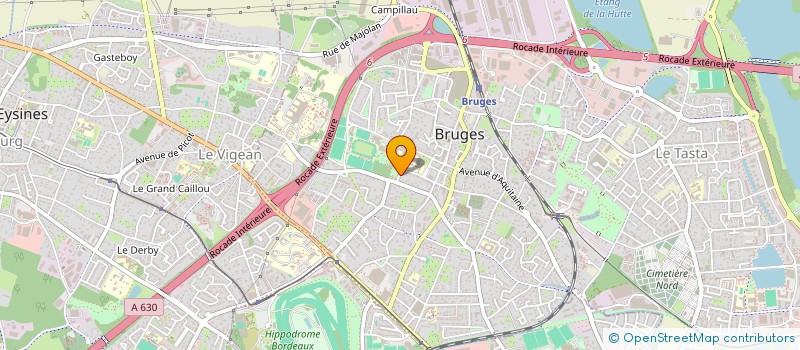 localisation de l'entreprise SCI CHARBONIERE  BRUGES