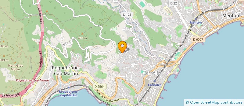 localisation de l'entreprise SCI CHARBONNE à ROQUEBRUNE-CAP-MARTIN