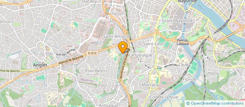 localisation de l'entreprise SCI CHARBONNEAU à BAYONNE