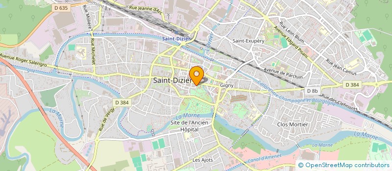localisation de l'entreprise SCI CHARBONNEAUX à SAINT-DIZIER