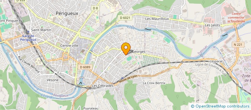 localisation de l'entreprise SCI CHARBONNET-BERGES à PERIGUEUX
