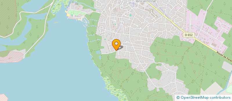 localisation de l'entreprise SCI CHARBONNIER  BISCARROSSE