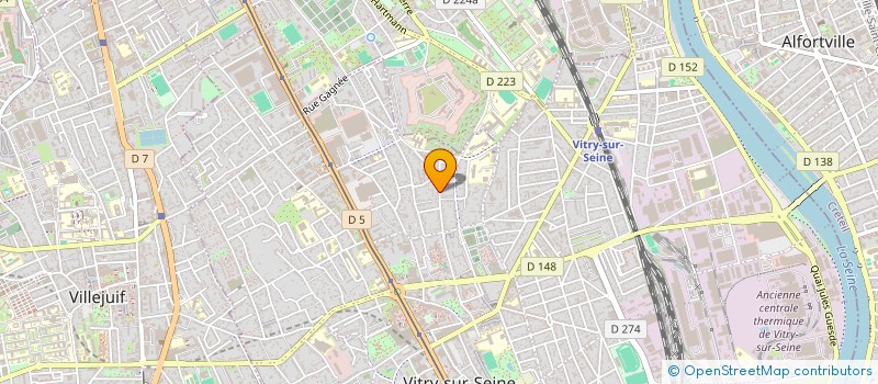 localisation de l'entreprise SCI CHARBONNIER LE BREIL  VITRY-SUR-SEINE