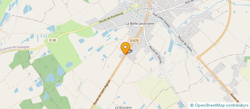 localisation de l'entreprise SCI CHARBONNIER MARMION  LE CONTROIS-EN-SOLOGNE