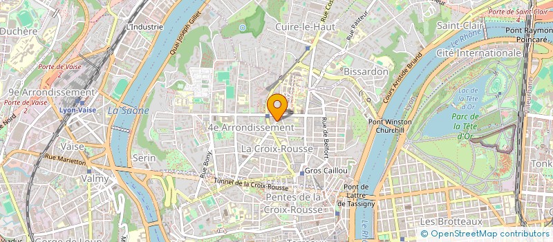 localisation de l'entreprise SCI CHARBONNIERES 2020  LYON