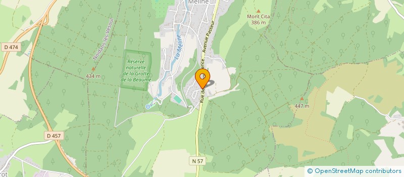 localisation de l'entreprise SCI CHARBONNOT à ECHENOZ-LA-MELINE