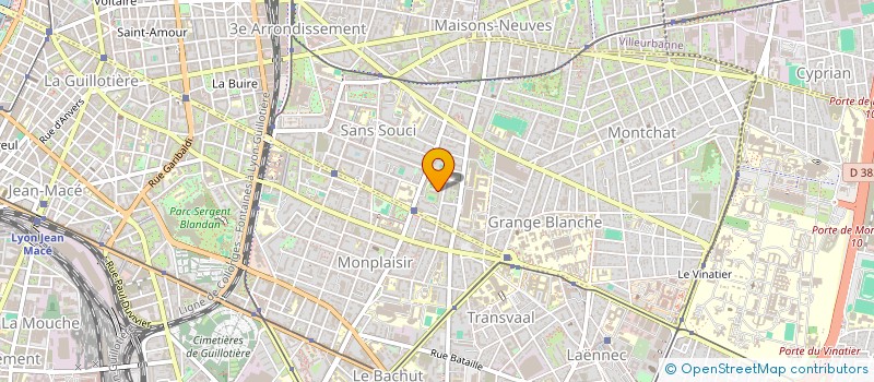 localisation de l'entreprise SCI CHARBOVASSELIN  LYON