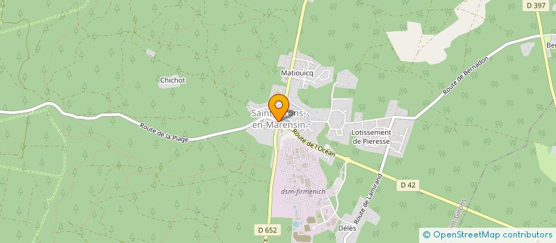 localisation de l'entreprise SCI CHARBUY BESSIN à VIELLE-SAINT-GIRONS