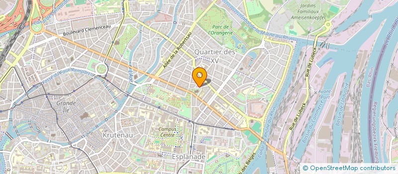 localisation de l'entreprise SCI CHARCAM  STRASBOURG