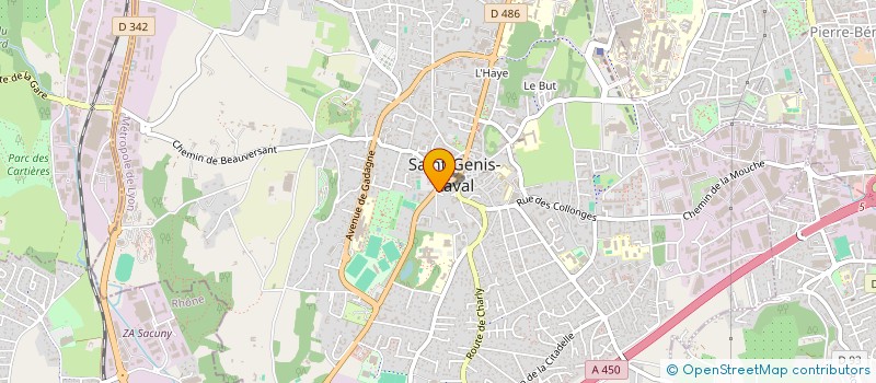 localisation de l'entreprise SCI CHARCOL  SAINT-GENIS-LAVAL