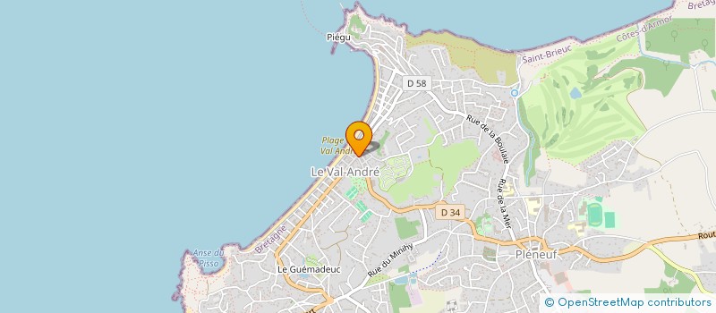 localisation de l'entreprise SCI CHARCOT  PLENEUF-VAL-ANDRE
