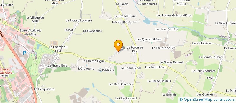 localisation de l'entreprise SCI CHARCOT  MELESSE